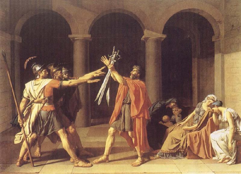 Jacques-Louis David The Oath of The Horatii china oil painting image